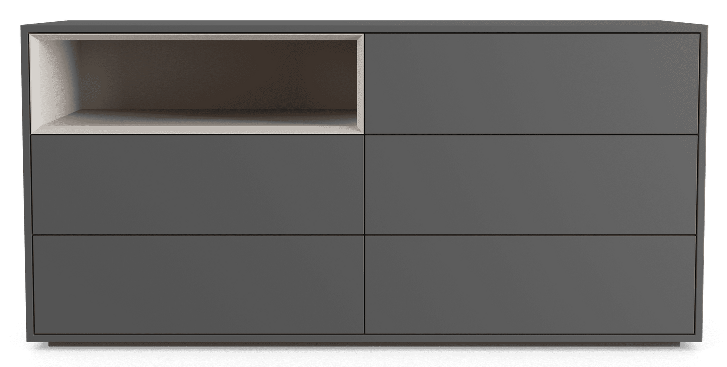 Madison Dresser in Dark Gull Gray