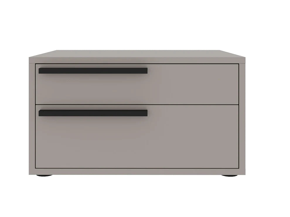 Carter Nigtstand in Taupe Lacquer