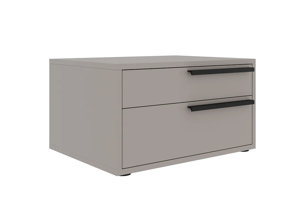 Carter Nigtstand in Taupe Lacquer