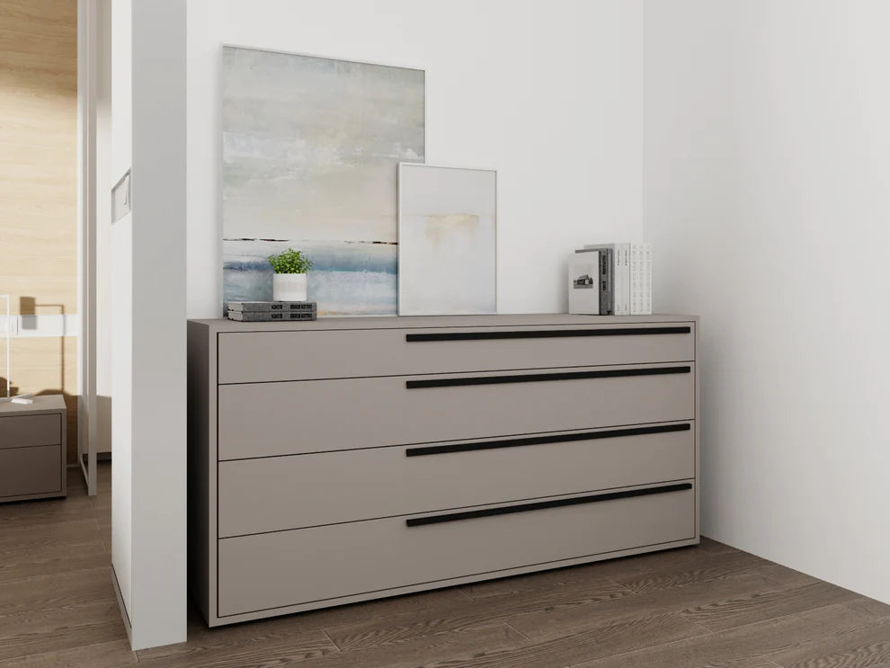 Carter Dresser in Taupe