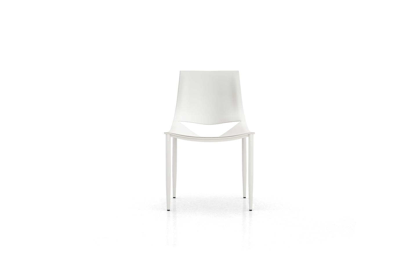 Sloane Chair in White Leather