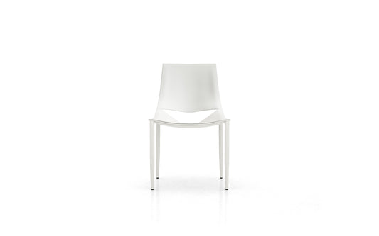 Sloane Chair in White Leather