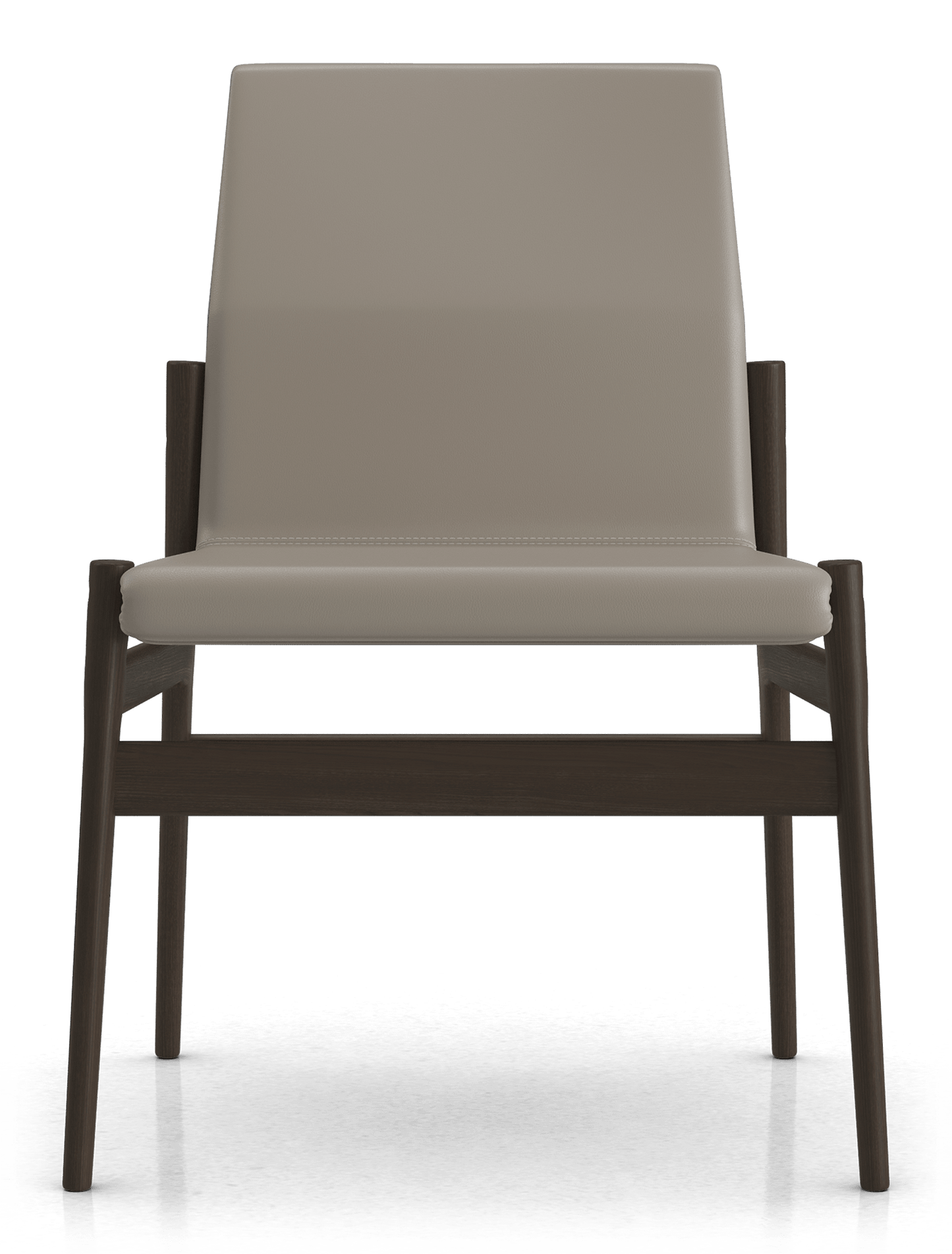 Stanton Chair Side Chair in Castle Gray Eco-Leather